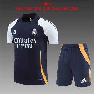 Kit Entrenamiento Real Madrid 2024/25 (Azul oscuro)-NIÑOS